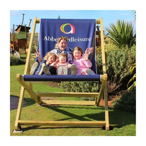 Giant Deckchair Personalised Giant Sized Deck Chair Great Etsy