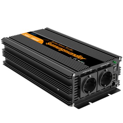 EDECOA Inversor Onda Pura 1500W 3000W 12V 220V Convertidor