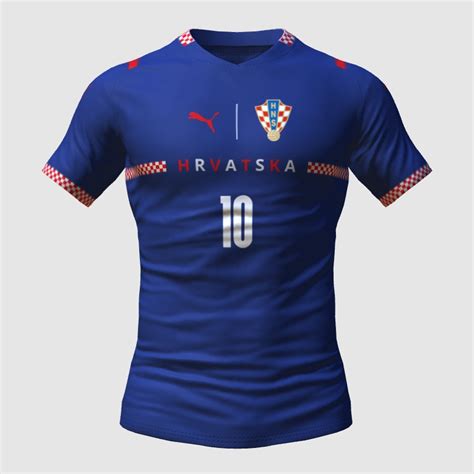 Croatia Away X Puma Euro 2020 FIFA 23 Kit Creator Showcase