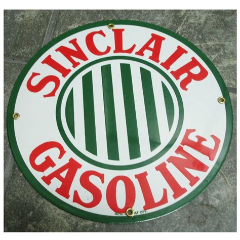 Sinclair Gasoline Porcelain Sign Fiftiesstore