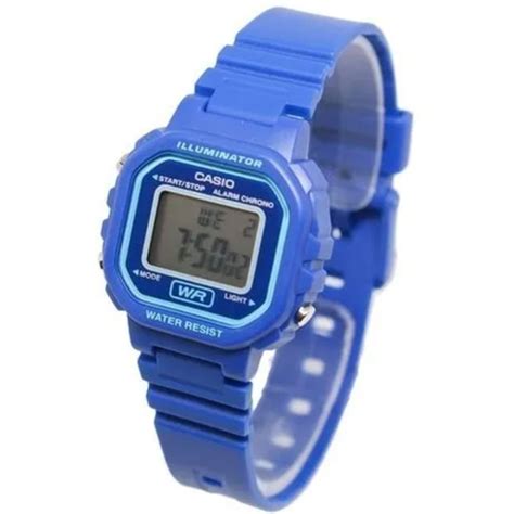 Rel Gio Digital Feminino Casio La Wh Adf Dlumian