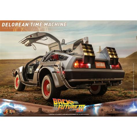 Delorean Time Machine Movie Masterpiece Hot Toys Retour Vers Le Futur Iii