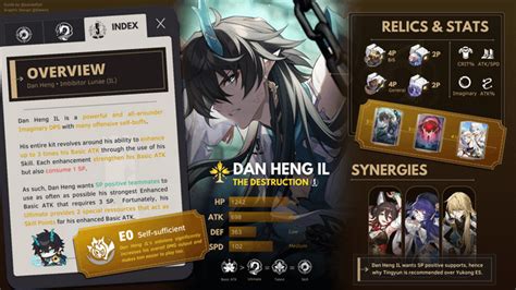 Dan Heng IL In-Depth Guide : r/HonkaiStarRail