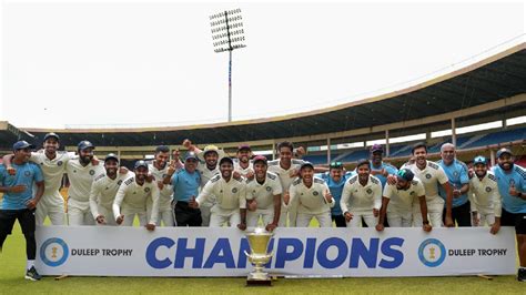 Duleep Trophy Full Schedule Match Dates And Venues Cricket