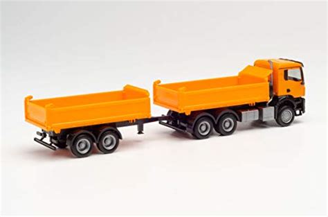 Herpa Man Tgs Nn Tandem Baukipper H Ngerzug Kommunalorange