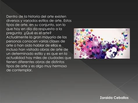 Zoraida Ceballos Estilos Artisticos PPT