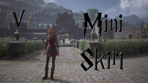 Vanilla Mini Skirt Hogwarts Legacy Mod