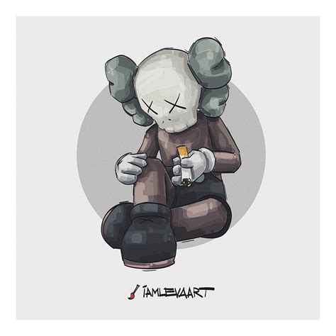 Kaws Illustration Behance