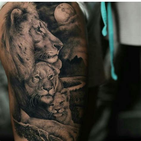 Top Imagen Tatuaje De Leones Familia Abzlocal Mx