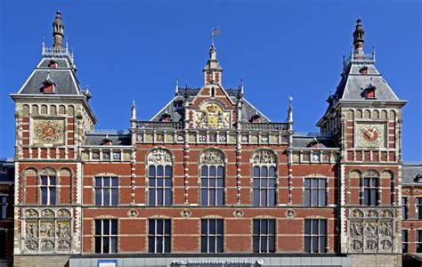 Amsterdam Centraal Station Stock Image Image Of Station