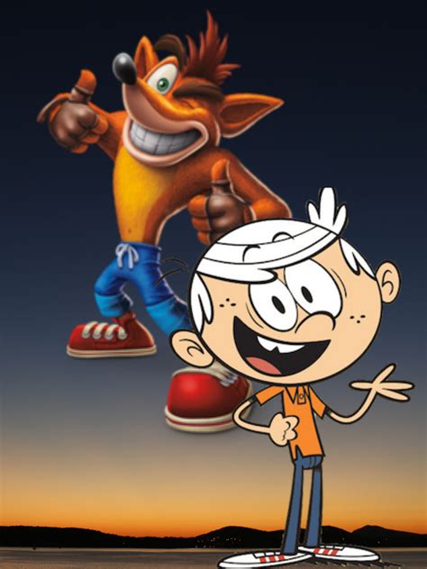 Lincoln Loud And Crash Bandicoot By Willaversecreator On Deviantart