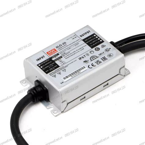 Nguồn LED Driver XLG 20 L Meanwell 18 9W 60V 350mA CÔNG TY TNHH GIA