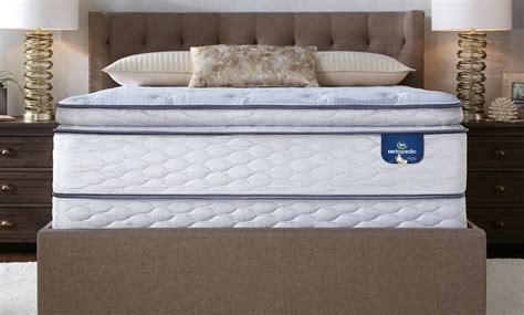 Serta Sertapedic 14" Super Pillow Top Mattress Set. Free Delivery. | Groupon