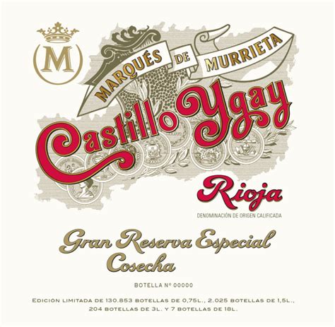 Marques De Murrieta Castillo Ygay Gran Reserva Especial 2011 Wine