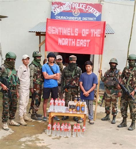 Bottles Of Liquor Worth Rs 15 Lakhs Smuggling Into Manipur From Myanmar Seized Assam Rifles