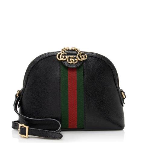 Gucci Leather Ophidia Dome Small Shoulder Bag