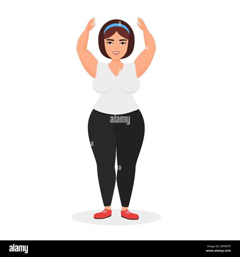 Fat Woman Gym Cartoon Illustration Stock Vektorgrafiken Kaufen Seite