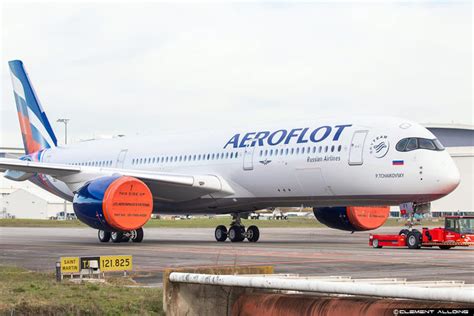 Aeroflot S First Airbus A350 900 Debuts With A New Livery Aeronews Global