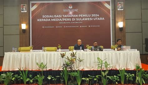 Sosialisasi Tahapan Pemilu 2024 Kpud Sulut Kumpulkan Media Gosulut Com