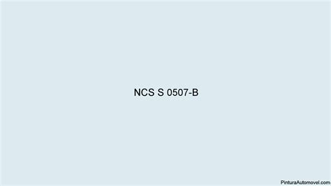 S 0507 B Cor NCS S 0507 B PinturaAutomovel