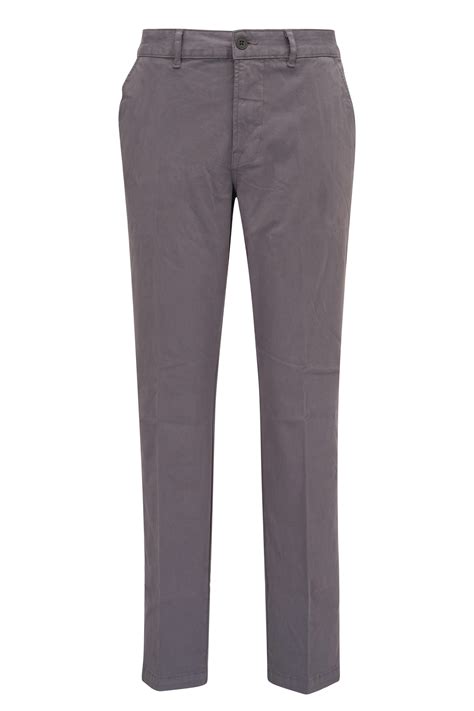 Hudson - Metal Gray Cotton Blend Chino | Mitchell Stores