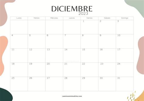 Calendario Para Imprimir Camino Minimalista Calendario Para