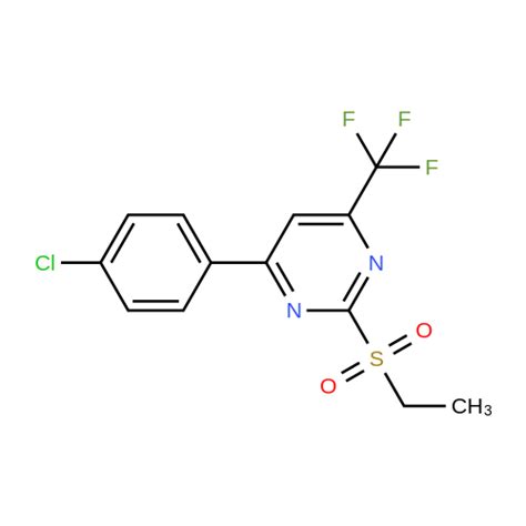 Chlorophenyl Ethylsulfonyl Trifluoromethyl