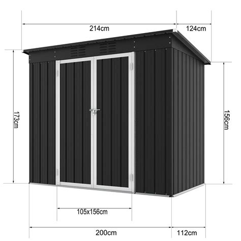 Ger Teschuppen Ger Tehaus Metall Pultdach Gartenhaus Satteldach Xxxl