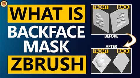 What Is Back Face Mask In Zbrush Brush Menu How It Helps In Sculpting