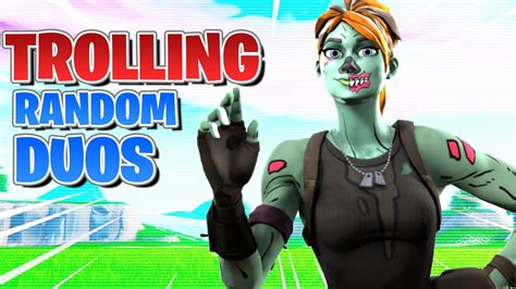 Trolling In Random Duos ROKE Fortnite Battle Royale YouTube