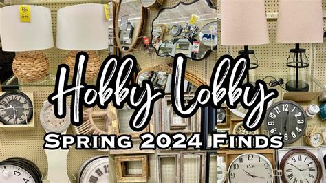 NEW HOBBY LOBBY SPRING SHOP WITH ME YouTube