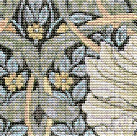 William Morris Print Counted Cross Stitch Pattern PDF Down Etsy