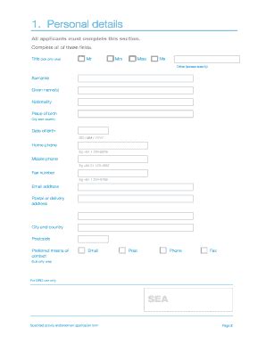 Fillable Online Maritimenz Govt Msf Specified Activity Endorsement