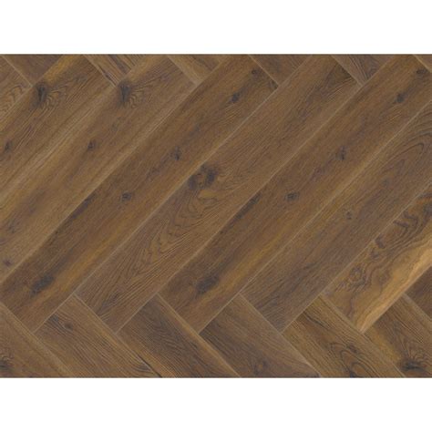 Lignum Fusion 12mm Premium Herringbone Coffee Oak Herringbone City