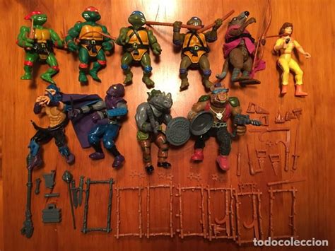 Lote tortugas ninja colección completa del pri Vendido en Venta