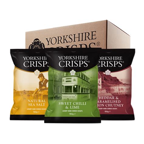 12 x 150g Bags - Yorkshire Crisps