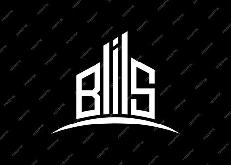premium vector letter bis building vector monogram logo design