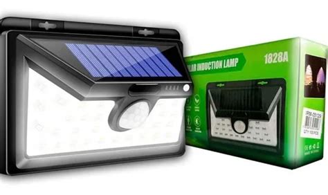 Foco Led Solar Para Muro Con Sensor De Movimiento 32 Led Cuotas Sin