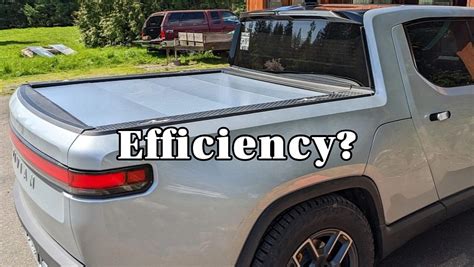 Owner Finds Out How Efficient A Rivian R1t Becomes With A Tonneau Cover Autoevolution