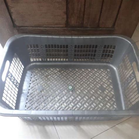 Jual Keranjang Baju Orchid Besar Large Sl Plastic Laundry Basket