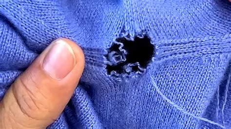 How To Perfectly Repair Armpit Holes In A Sweaterso Amazing Youtube