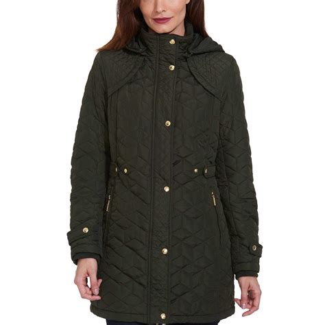 Buy Mv Sport Weatherproof Garment Co Womens Hooded Midweight Quilted Walker Jacket Xxl Green