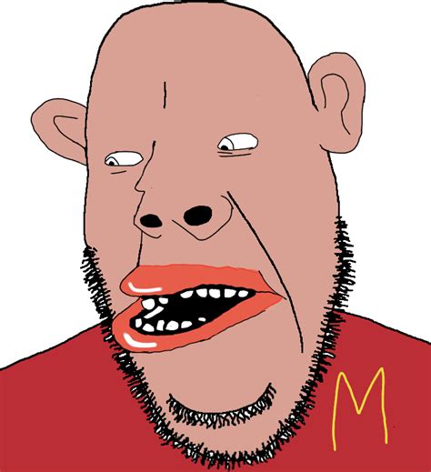 Soybooru Post Amerimutt Brown Skin Clothes Ear Lips Mcdonalds