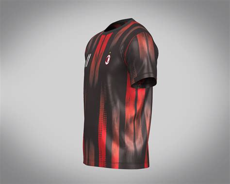 ArtStation - Soccer Red And Black Football Jersey Player-11 | Resources