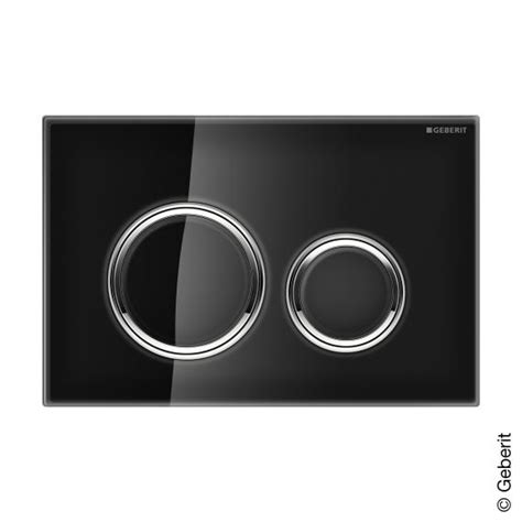 Geberit Sigma Plaque De D Clenchement Noir Sj Reuter