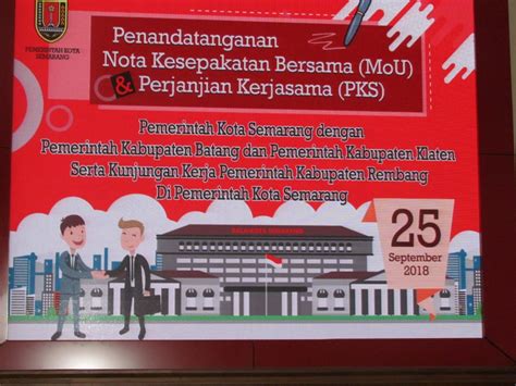 Penandatanganan Mou Pks Antara Pemerintah Kota Semarang Dengan