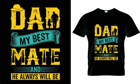 Happy Father's Day motivational Funny quotes typography Gift Dad t ...