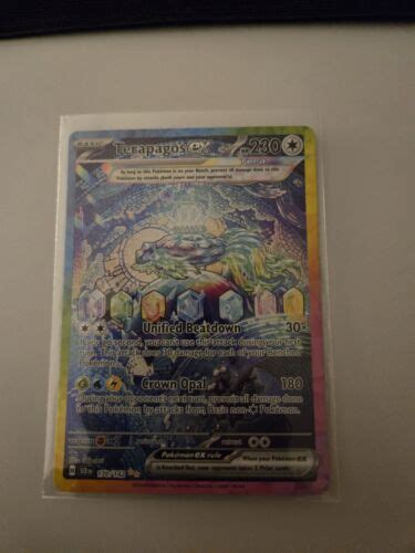 Terapagos Ex Sv Stellar Crown Holo Ebay