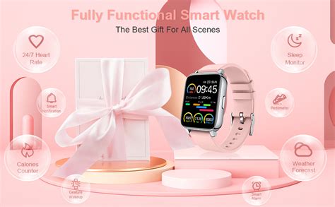 Amazon MuGo Smart Watch For Men Women 1 69 Fitness Tracker