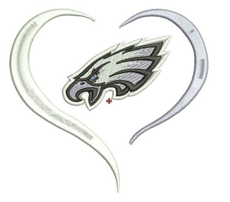 Philadelphia Eagles Embroidery Design 6 Desidns 4x4 5x7 Etsy